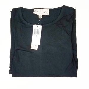 philosophy apparel elbow sleeve knit swing dress